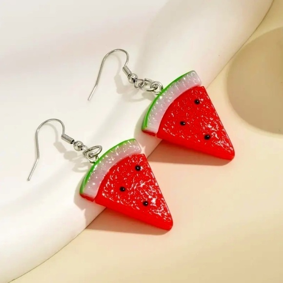 Other - NWOT 🥀 Kids Watermelon Dangle Earring Accessory Set